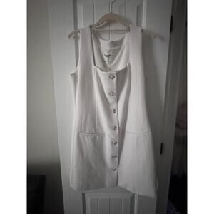 Abercrombie & Fitch Button-Front Mini Dress